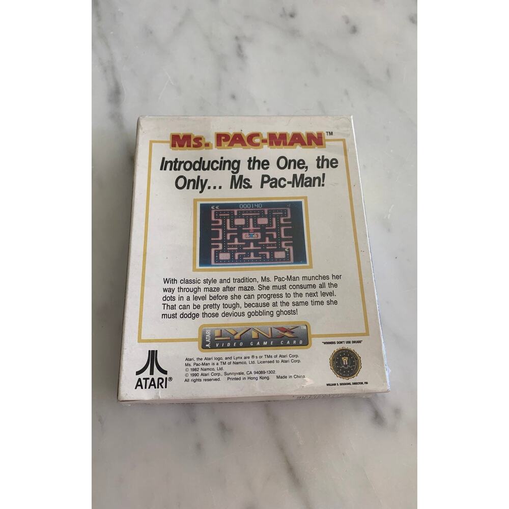 Atari Ms. Pac-Man Lynx Video Game Card - Picture 3 of 6
